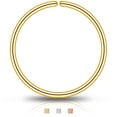 thumbnail image 2 of Body Candy Body Candy Seamless Ring Nose Ring Hoop for Women 14k Real Gold Filled and 925 Silver Nose Piercing Jewelry Conch Helix Septum Hoops for Women 14k Real Gold Filled and 925 Silver, 2 of 4