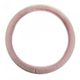thumbnail image 2 of 38cm Soft Plush Car Steering Wheel Cover Stylish Breathable Comfortable Grip Pink, 2 of 8
