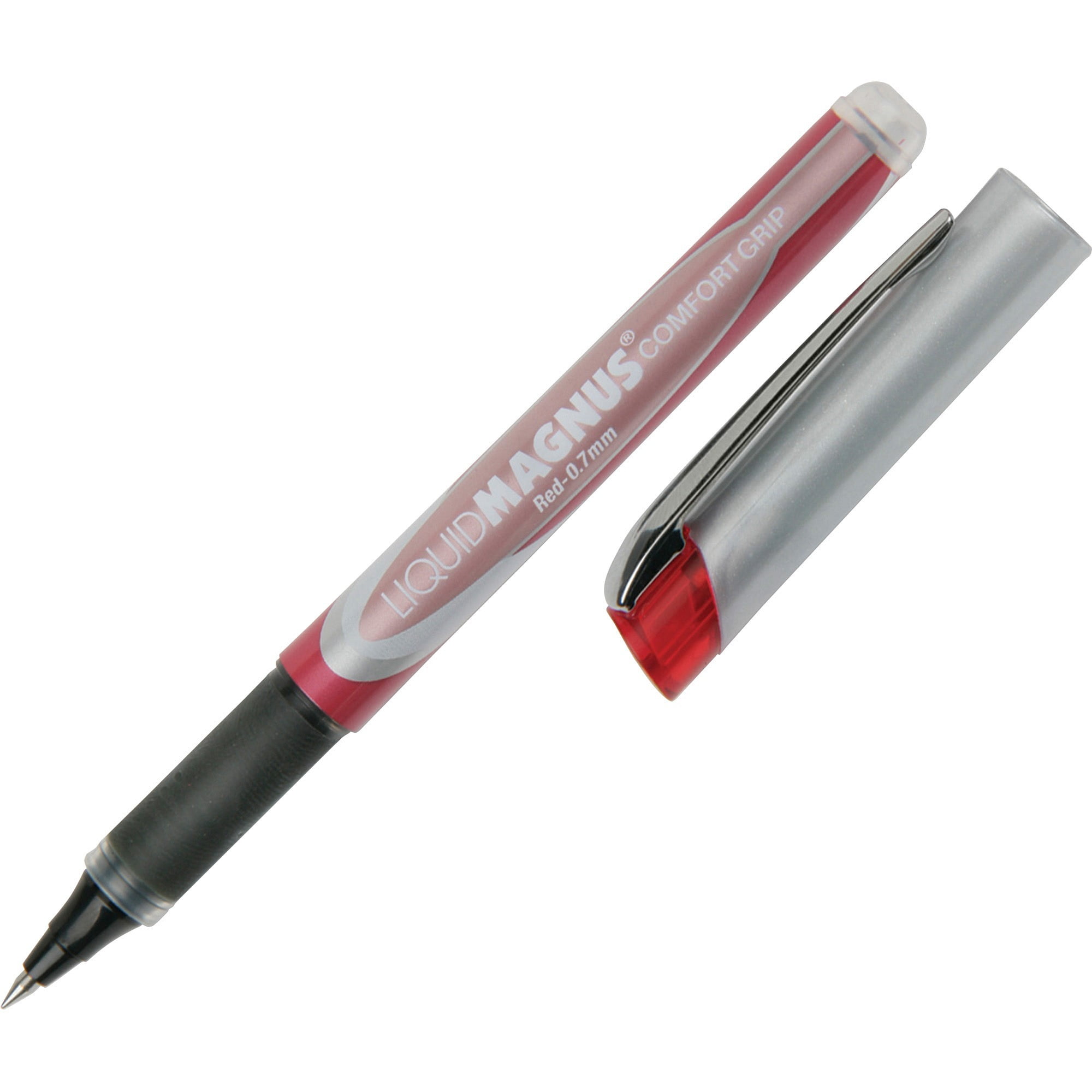 SKILCRAFT, NSN5877781, Liquid Magnus Grip Rollerball Pens, 4 Per Pack