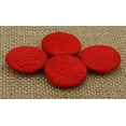 thumbnail image 2 of Tissu Décoratif Rond en Poly Dupion Rouge Recouvert de 2 Trous pour Boutons de Scrapbooking - Lot de 12 Pcs, 2 of 5