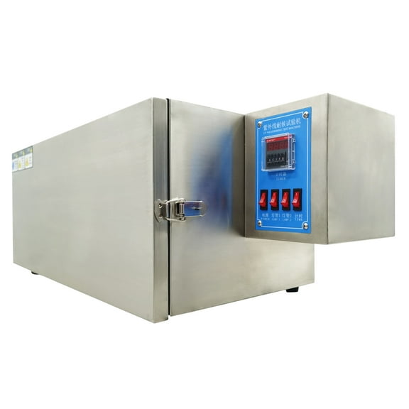 UV Weathering Test Machine UVA Light Simulation Accelerated Test Chamber with Timing Function 110V 315nm-420nm for Rubber Plastic Leather