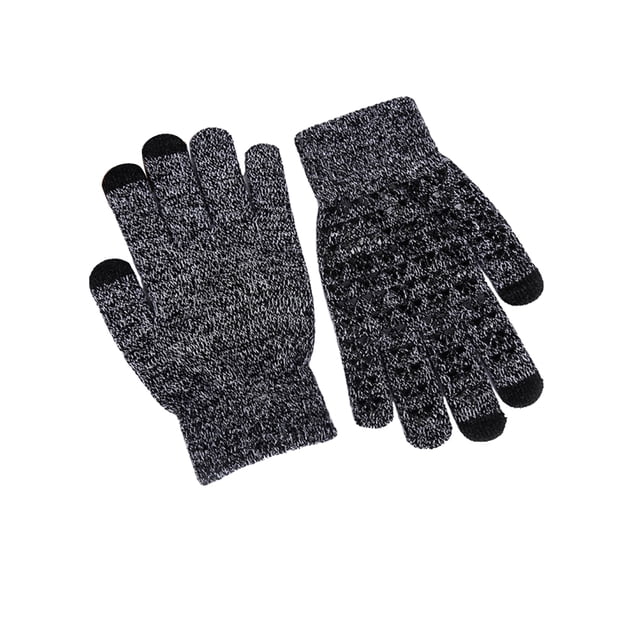 Sonducket Guantes de punto Invierno Mujer Hombre Calentamiento de manos Cubierta Accesorio de ropa Pantalla táctil Punto Guante de dedos completos Tipo 1 guantes y mitones Tipo 2 Sonducket AP010237-02
