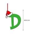 thumbnail image 1 of Rbaofujie Fall Decorations Outside Christmas Acrylic Letters Christmas Letter Ornaments Acrylic Decorations Hanging Christmas Tree Ornaments Christmas Tree Decorations, 1 of 2