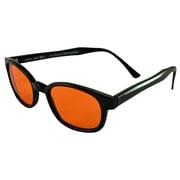 Original KD Sunglasses Orange Lens Biker Driving Glasses