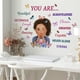 thumbnail image 4 of Vinilos decorativos inspiradores para niñas | Pegatinas de mariposas de PVC de colores para dormitorios de adolescentes y mujeres | Decoraciones con frases positivas | Arte autoadhesivo extraíble pa, 4 of 5