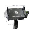thumbnail image 4 of Seitruly Soporte para teléfono de motocicleta Soporte para manillar Soporte para teléfono de aleación de aluminio giratorio de 360 ​​​​grados Teléfono y Comunicación negro, 4 of 6