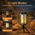 thumbnail image 4 of Solar Lantern Outdoor Lights Solar Powered Flickering Flame Hanging Lantern Waterproof Outdoor Lanterns for Patio Yard Garden Decor Camping Lighting, 4 of 7