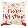 thumbnail image 1 of 1PCS Christmas Pillows Cover Decor Pillow Case Sofa Waist Throw Cushion Cover, 1 of 8