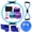 #4-Blue, variant on Yoga Pilates 13 Piece Fitness Set Home Exercise Novice Yoga Equipment Accessories