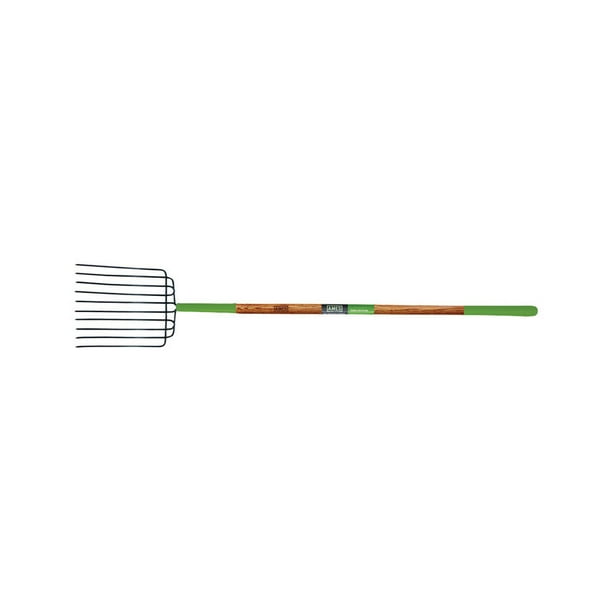 AMES 2826300 10Tine Welded Steel Bedding Fork with Hardwood Handle, 61