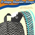 thumbnail image 5 of 17 Inch Lightweight Backpack,PVC Waterproof Oxford Fabric, Ergonomically Designed, with Large Capacity, Leopard Animal Print, 5 of 5