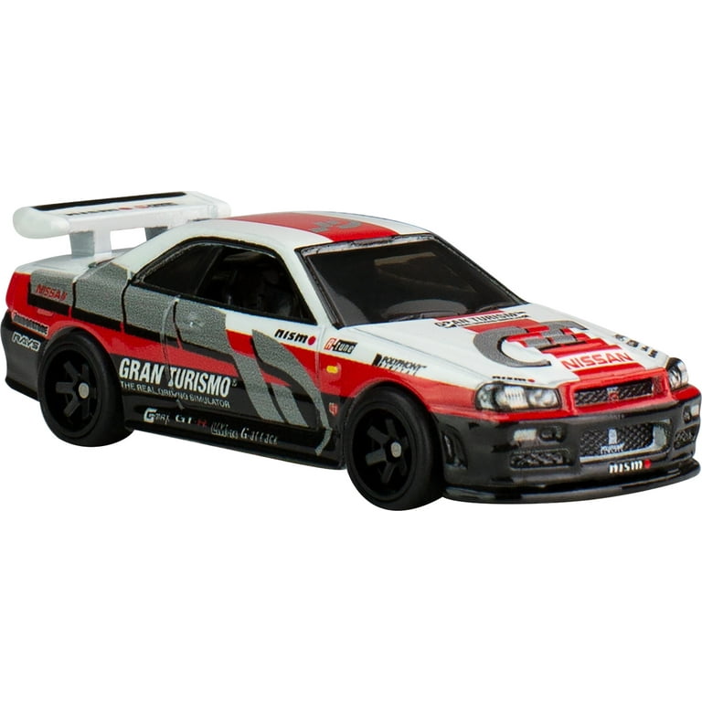 ミニカー Hot Wheels NISSAN SKYLINE GT-R (R34) Hot Wheels Retro Entertainment 1:64 Scale Nissan Skyline GT