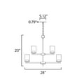 thumbnail image 5 of 10206CLSN Maxim Lighting Corona - 9 Light 2-Tier Chandelier-Satin Nickel Finish    -Traditional Installation, 5 of 5