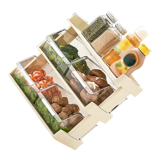 Estante de Almacenamiento de verduras de cocina Jadeshay bandeja organizadora alto rendimiento