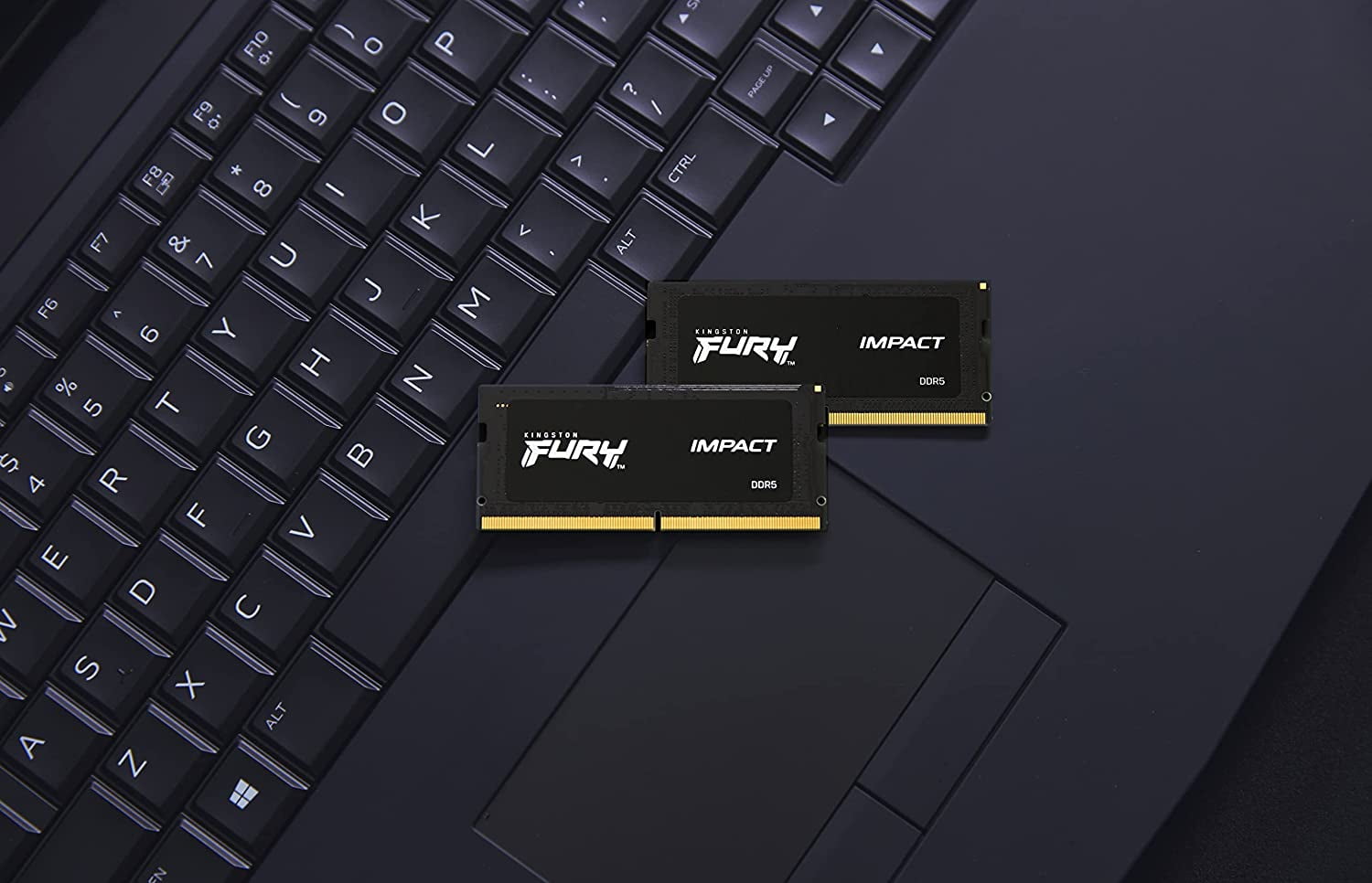 Kingston KF560S38IBK2-32 FURY Impact Black - 32GB (16GB x2) DDR5 6000MT/s Memory - SODIMM - Ram Module
