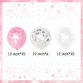 thumbnail image 4 of Baby Shower Decorations for Girl - Snowflake Balloons Pink Silver for Frozen Wonderland Birthday Party Decorations 26 Pcs, 4 of 6