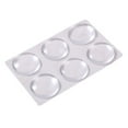 thumbnail image 1 of Wosthever Protector de pared de silicona transparente para oficina en casa, manija de puerta autoadhesiva para sala de estar, Tope de puerta Almacenamiento y organización del hogar 40x6mm 6 piezas Wosthever HA066506-01, 1 of 6