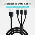 thumbnail image 2 of Amdohai 3 in 1 Charging Cable Quick Cable Data Compatible with iOS/Android Devices, 2 of 7