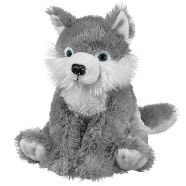 Sitting Wolf Stuffed Animal Plush Toy 16