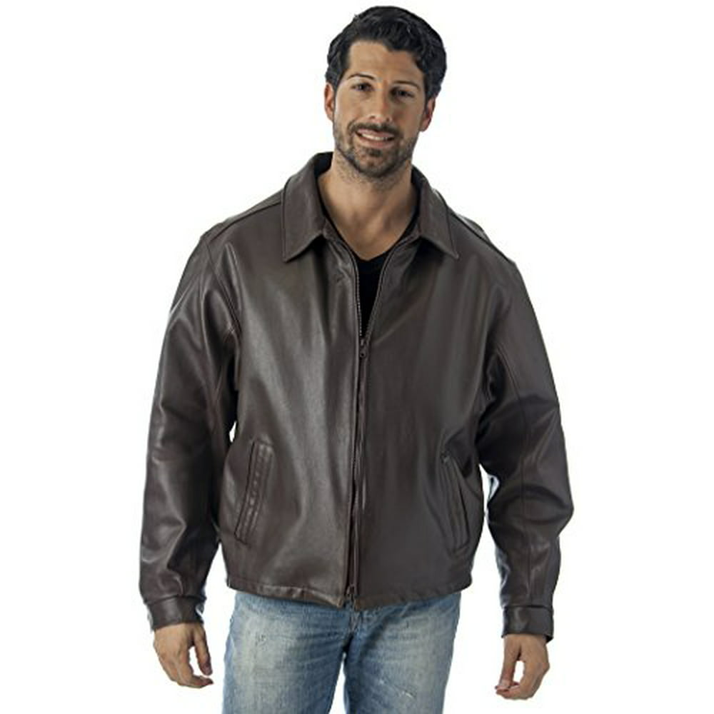 Reed - Reed Men's Casual Leather Jacket Union Made in Detroit, USA (3XL ...