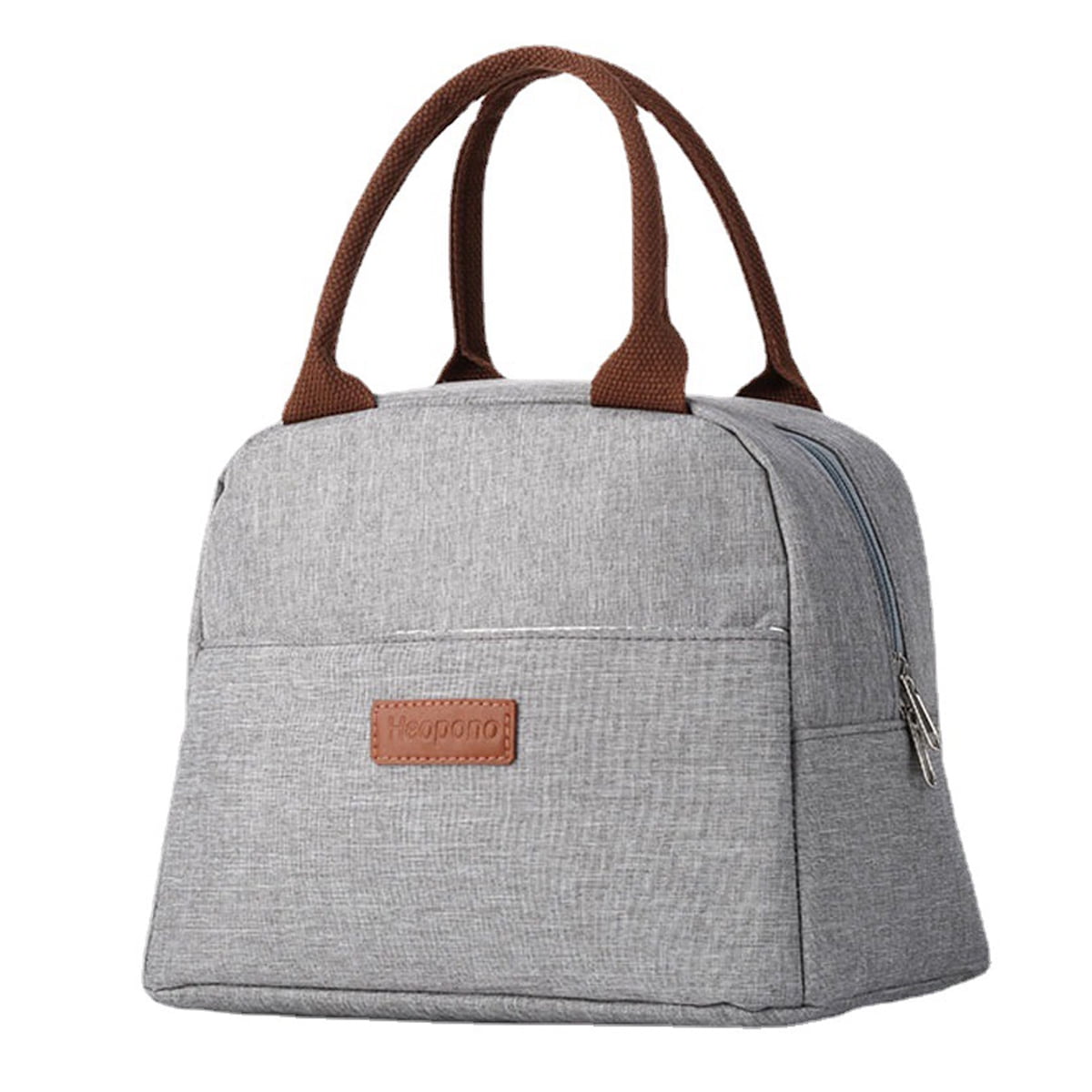 Women Thermal Bags Waterproof Zipper Lunch Box Portable Oxford