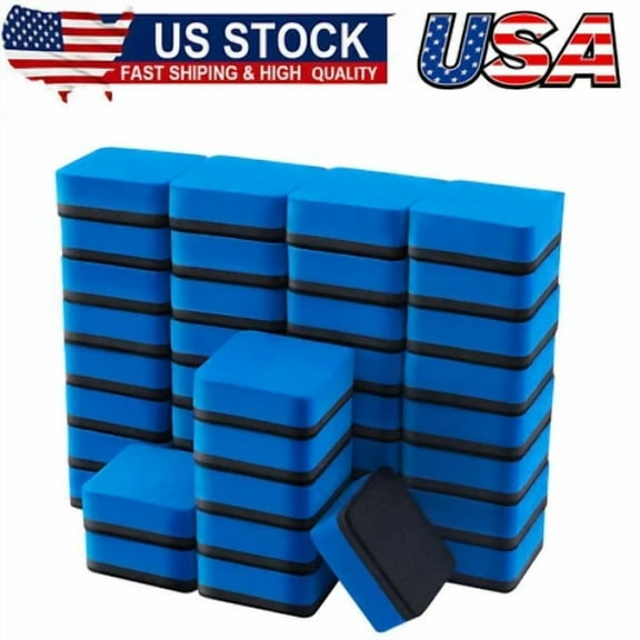 Dry Erase Eraser,40Pack Magnetic Whiteboard Dry Erasers Chalkboard Cleaner Wiper