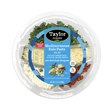 Taylor Farms Family Size Mediterranean Kale Pasta Salad Fresh Packaged