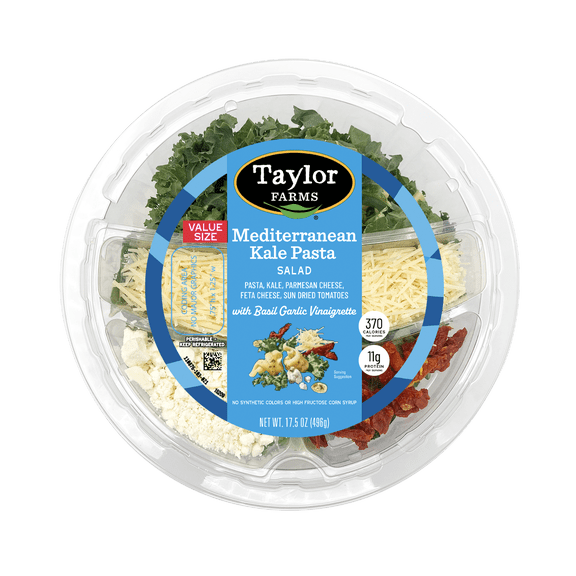 Taylor Farms Family Size Mediterranean Kale Pasta Salad Fresh Packaged