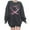 Gray-1, variant on Crewneck Sweatshirts for Women Oversized Loose Breast Cancer Print Tops Drop Shoulder Casual Pullover Shirts(Pink M)