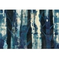thumbnail image 2 of Hristova, Albena 32x23 Black Ornate Wood Framed with Double Matting Museum Art Print Titled - Deep Woods III Indigo, 2 of 4