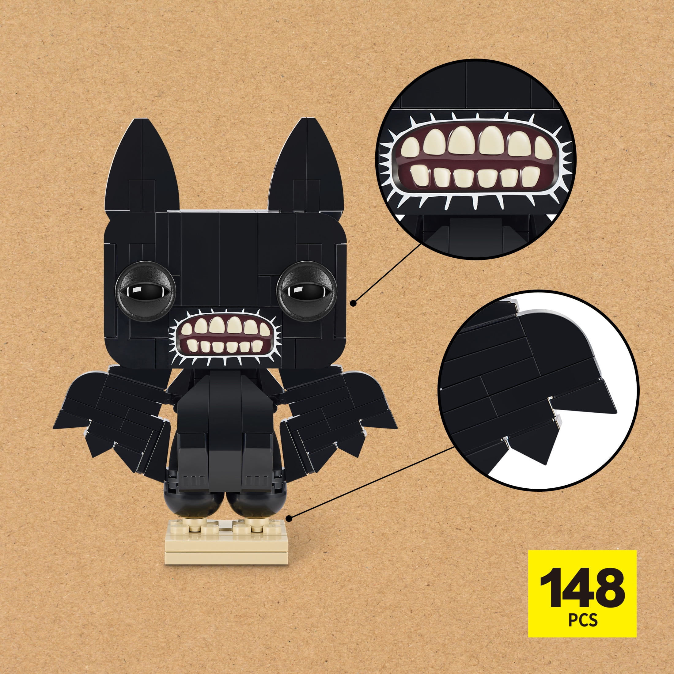 MAX Build More Premium Fugglers Collection (Fearsome Bat) Unboxing Toy & Building Brick by ZURU