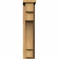 thumbnail image 2 of 5 1/2"W x 14"D x 26"H Mediterranean Smooth Corbel w/Backplate, Western Red Cedar, 2 of 9