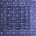 thumbnail image 1 of Ahgly Company Machine Washable Indoor Square Persian Blue Traditional Area Rugs, 6' Square, 1 of 4