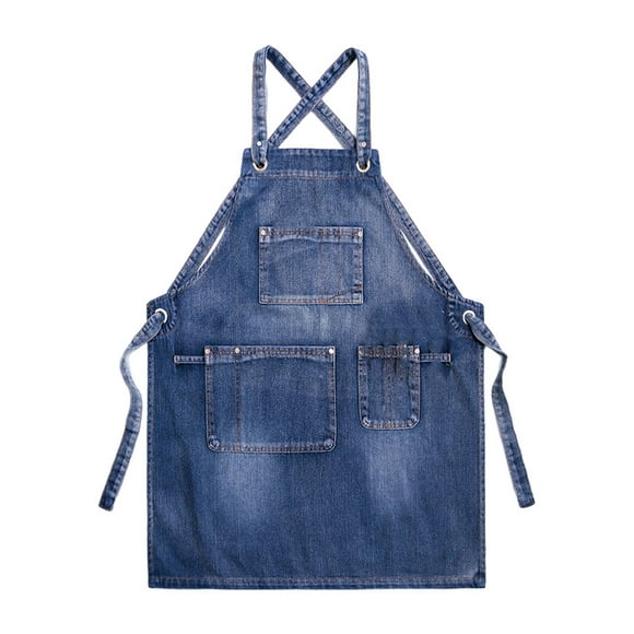 Xingzhi Unisex Apron For Comfort And Style Multi-purpose And Durable Stylish Work Apron Blue 1Set