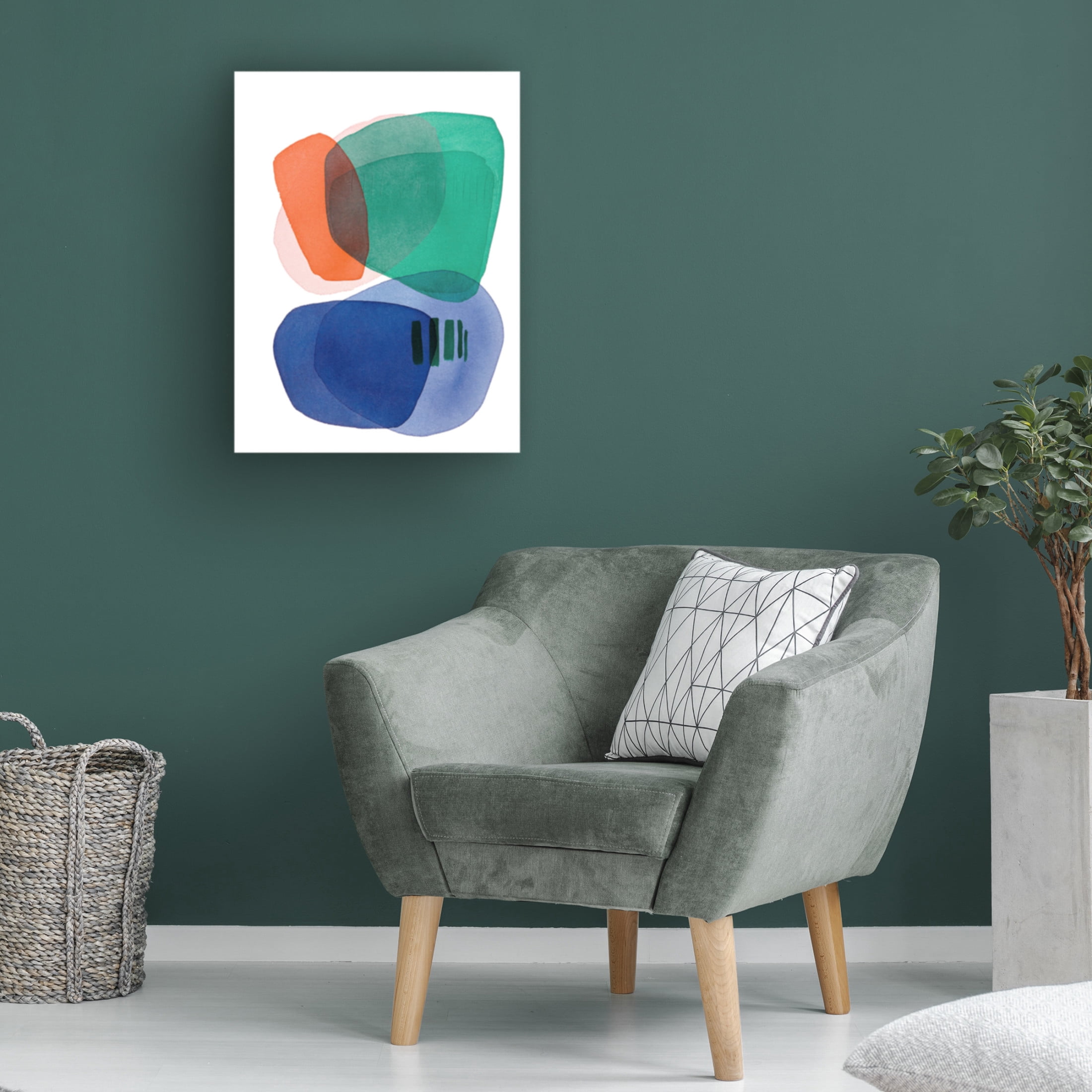 Canvas Wall Art - Simone Christen 'Helen At The Lido V' Wall Art for Living Room, Bedroom, or Office Décor by Trademark Fine Art - 35 x 47 Inches