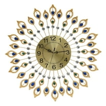 Large Wall Modern 26.4'' 3D Metal Clock Watch Art Design Home Living Room Decor