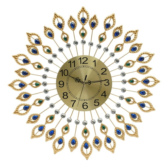 Large Wall Modern 26.4'' 3D Metal Clock Watch Art Design Home Living Room Decor