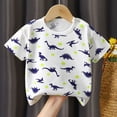 thumbnail image 2 of CAICJ98 Toddler Baby Boy Girl Cute Animals Cat Print T-Shirt Tops 6 12 18 24 Months 2T 3T 4T 5T Kids Short Sleeve Cotton Graphic Tee Shirts Basic Summer Tees (White,12-24 Months), 2 of 7