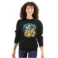 thumbnail image 3 of Vintage Smurf Just Be Cool Mushrooms Sweatshirt for Men or Women Brisco Brands S, 3 of 6