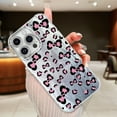 thumbnail image 6 of Leopard Print Bow Phone Case, Stylish and Shockproof Protective Cover for iPhone 15, 6 of 7