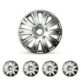 thumbnail image 3 of 4Pcs/set 17" Silver Hubcaps/Wheel Covers for Most Cars,Set Of 4 Snap On Car Truck SUV Hub Cap ,ABS Material, 3 of 9