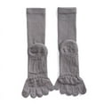 thumbnail image 2 of Calcetines de yoga Presión profesional Tubo alto Pilates Calcetines deportivos Pegamento Antideslizante Algodón Tubo medio Punta dividida Calcetines de cinco dedos, 2 of 2