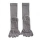thumbnail image 2 of Calcetines de yoga Presión profesional Tubo alto Pilates Calcetines deportivos Pegamento Antideslizante Algodón Tubo medio Punta dividida Calcetines de cinco dedos, 2 of 2