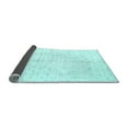 thumbnail image 2 of Ahgly Company Indoor Rectangle Solid Light Blue Modern Area Rugs, 4' x 6', 2 of 4