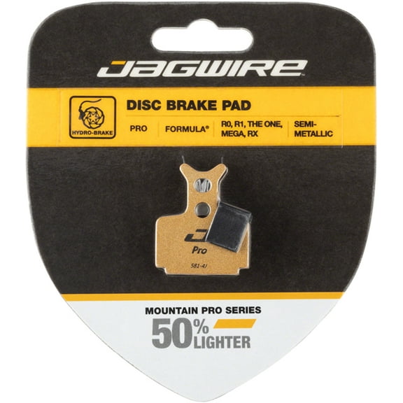 Jagwire Mountain Pro Alloy Semi-Metallic Disc Brake Pad Formula T1/R1/RX/RO/Mega