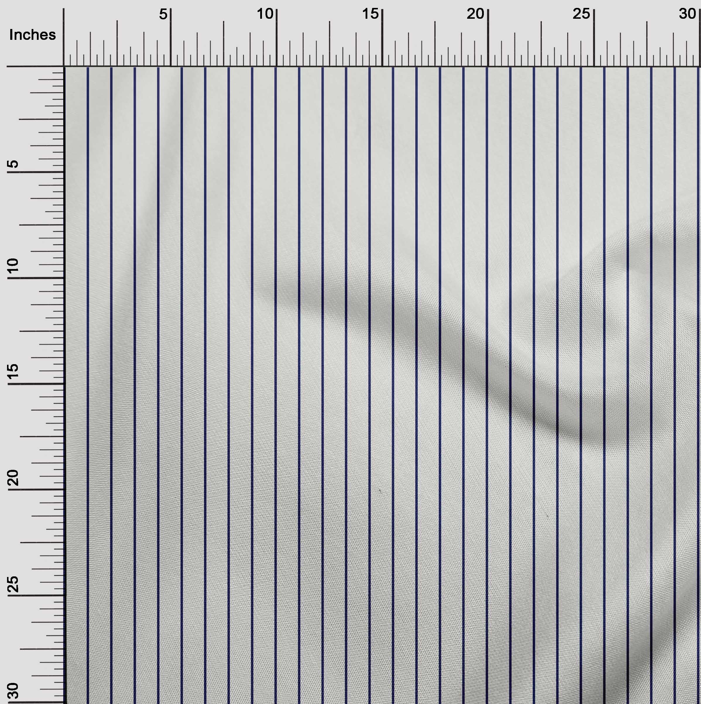 oneOone Cotton Cambric Light Gray Fabric Stripes Fabric For Sewing Printed Craft Fabric By The Yard 42 Inch Wide