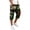 Dark Green^0629H&10, variant on Fabrcox Camo Men's Cargo Pants Elastic Waist Capri Pants Men Breathable Outdoor Activities Hiking Man Work Pants with 4 Pockets L
