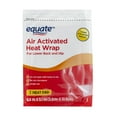 Equate Air Activated Heat Wrap, 3 Treatments, 1 Wrap with 6 Pads