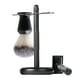 thumbnail image 4 of Juego de afeitado para hombre de 3 uds, juego de soporte para brochas de afeitar, herramienta de limpieza de afeitado negra, maquinilla de afeitar +, 4 of 9