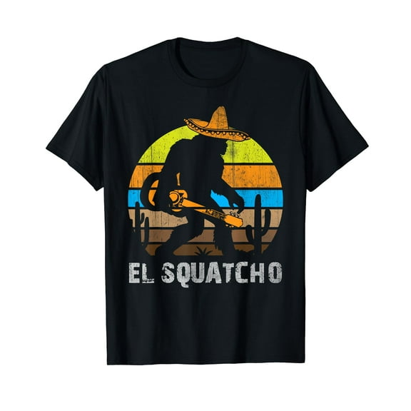 El Squatcho Shirt Bigfoot T Shirt Sasquatch T-Shirt